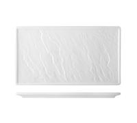 Rectangular Plate In Porcelain, 31X17 Cm, White H&H