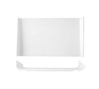 Rectangular Plate In Porcelain, 35X21 Cm, White H&H
