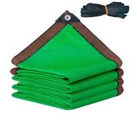 Rectangular Pool Cover with Fine Mesh, Grommets & Cord - Outdoor Leaf and Debris Blocker, 1x1m (3.3x3.3 ft) Protection for Swimming Pools