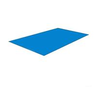 Rectangular Pool Groundsheet PE Base Mat for Above Ground Inflatable Pools, Waterproof Foldable Non-Slip Protection Pad, Blue, Fits Various Sizes (3×5)