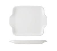 Rectangular Porcelain Plate, 20x16.5 cm, White H&H
