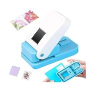 Rectangular Postage Stamp Punch 1x0.8inch ；Lever Action Craft Punch for Paper Crafting Scrapbooking Handmade Paper Punch for Crafting Scrapbooking,DIY Card Making