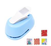 Rectangular Postage Stamp Punch, Rectangle Hole Punch,Scalloped Lever Action Craft Punch for Paper Crafting Scrapbooking DIY Card Making Arts Crafts Supplies