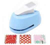 Rectangular Postage Stamp Punch, Rectangle Hole Punch Suitable for Paper and Cardstock, Portable Lever Action Craft Punch for Paper Crafting Scrapbooking DIY Crafts 7.8x 4.5 x 6 cm