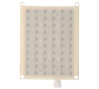 Rectangular Rain Shower Screen Nozzle Plate 60 Hole Threaded Plastic