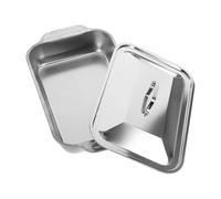 Rectangular Roasting Pan, Stainless Steel Grill Tray, 41x24.5x7.5cm Cooking Pot with Lid, Versatile Kitchenware for Large Sheet Pan Dinners, Vegetable Baking, and Hearty Casseroles