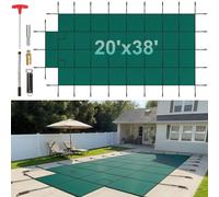 Rectangular Safety Pool Cover Green Step Section 4X8 FT Winter Outdoor