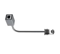 Rectangular Satellite Ethernet Adapter for Starlink Gen 3 V3, IP68 Waterproof Cable Connector with Shielded Rubber and Copper for Stable 1200Mbps Internet Connection, Dish to Router Side