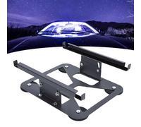 Rectangular Satellite Magnet Mount Fit for Mini Rack Bracket with 220lbs Heavy Duty Base 30 Degree Adjustable Carbon Steel for Cars RVs Weatherproof