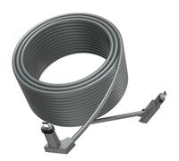 Rectangular Satellite Replacement Cable Sturdy 49.2FT Extension Cord for Reliable Connectivity Indoor Outdoor Red Copper
