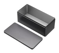 Rectangular Security Organizer - Metal Money Saving Box with Secure Lock and Carry Handle, Durable Money Storage Solution | Money Bills from My