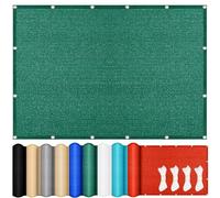 Rectangular Shade Sail 240x560 cm - Breathable UV Protection Tear-Resistant Wind Shield for Garden Patio Balcony - Dark Green Outdoor Sunshade Sail