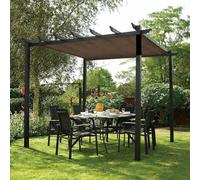 Rectangular Shade Sail 3x3m Beige - UV Protection Canopy for Patio, Outdoor Sun Shade Cloth, Waterproof Sunshade, Brown 3x4m, Shade Netting