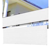 Rectangular Shade Sail 50x200 cm UV Protection Breathable Divider Screens for Balconies Easy Install Garden Canopy White Outdoor Sunshade for Patio and Deck