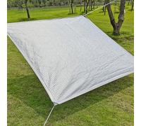 Rectangular Shade Sail - 95% UV Protection Breathable Aluminum Fabric for Outdoor Use - Ideal for Garden Patio and Vegetable Patch - Available in 2m 3m 4m 5m (100x500cm/3.3ftx16.4ft)