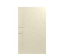 Rectangular Shower Tray Quare RADIANCE LATERAL Slate 1200x1000x25mm Silk Grey