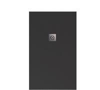 Rectangular Shower Tray Quare RELIEF PLUS Slate 1000x1400x30mm Anthracite