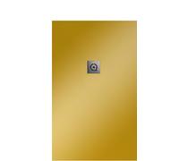 Rectangular Shower Tray Quare RELIEF PLUS Slate 1000x1700x30mm Gold