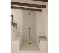 Rectangular Shower Tray Quare RELIEF PLUS RIM Slate 2100x800x40mm Silk Grey