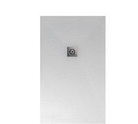 Rectangular Shower Tray Quare RELIEF PLUS Slate 1000x1100x25mm Natural White