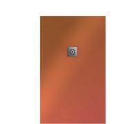 Rectangular Shower Tray Quare RELIEF PLUS Slate 1000x1600x30mm Copper