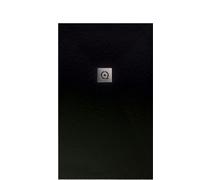 Rectangular Shower Tray Quare RELIEF PLUS Granite 1000x800x25mm Black