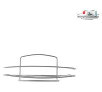 Rectangular Single Shelf In Chrome Wire