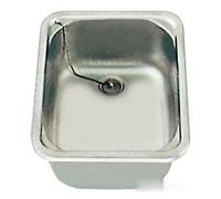 Rectangular sink 280x380x150 mm - 1 PC Osculati - 50.930.00 - 5093000