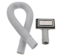 Rectangular Sink Overflow Trim Ring Clip on Leakproof Cover | Polished Metal Finish, Stainless Steel and Plastic Build, Smooth Burr Free Edges, under Sink Use