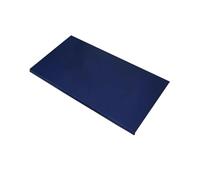 Rectangular Soft Desk Pad for Office Classroom Bedroom, Non-Slip Smooth Desk Protector, Comfortable Edge-Locked Mouse Mat (Dark Blue,35x65cm)
