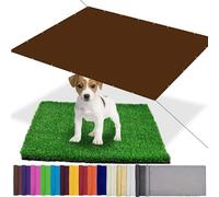 Rectangular Solar Shade Cloth 250x260 cm Waterproof PES 95% UV Protection Garden Plant Canopy Brown Outdoor Sunshade for Patios and Decks