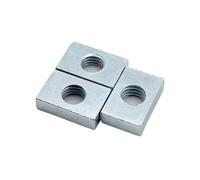 Rectangular Square Nuts For Aluminum Profile 100pcs M3-M8 Countersunk Thin Carbon Steel(M8x20x13x4)