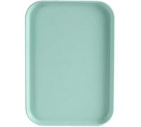 Rectangular Storage Tray 24cmx17.3cmx1.5cm Plastic Organizer Plate Decorative Storage Tray for Home Hotel Restaurant Organizer, Light Green