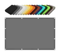 Rectangular Sun Shade 2.7x5m - 98% UV Protection Sun Shelter Shade Net for Balcony & Garden Light Grey with Free Rope Outdoor Canopy for Patio & Deck