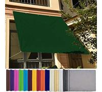Rectangular Sun Shade Sail 1.6x8M 95% UV Protection for Garden Durable Sunshade for Plants & Flowers Dark Green Outdoor Wind Blocker Waterproof Canopy 22235