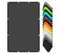 Rectangular Sun Shade Sail 5.5 x 9 m - 98% UV Protection Wind & Weather Resistant Canopy - Durable Lightweight Awning for Patio Garden - Dark Gray