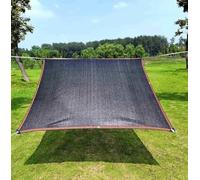 Rectangular Sun Shade Sail 5m x 4m & 3m x 2m Multifunctional Mesh Canopy for Garden Patio Greenhouse & Privacy Breathable Outdoor Shade Netting Black 5x8m