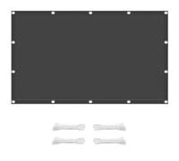 Rectangular Sun Shade Sail 5x9m Waterproof UV Protection Canopy with Ropes for Outdoor Use Easy to Hang Dark Gray Shade Solution for Patio and Garden