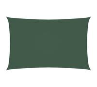 (dark green, 6 x 7 m) vidaXL Sunshade Sail Oxford Fabric Rectangular Patio Shade Sunscreen Canopy