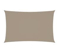 vidaXL Sunshade Sail Oxford Fabric Rectangular 2.5x4.5 m Taupe
