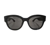 Rectangular Sunglasses- female- Alexander McQueen- Sunglasses- Black- ONE SIZE- Accessories ONE SIZE