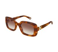 Rectangular Sunglasses - female - Chloé - Sunglasses - Brown - 53 MM - Accessories 53 MM
