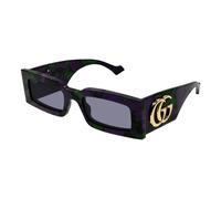 Rectangular Sunglasses - female - Gucci - Sunglasses - Brown - 53 MM - Accessories 53 MM