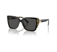 Rectangular Sunglasses in Black and Grey - female - Michael Kors - Sunglasses - Black - 55 MM - Accessories 55 MM