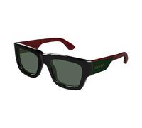 Gucci GG1668S 003 Man Sunglasses Acetate Black Green Squared