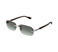 Rectangular Sunglasses - male - Gucci - Sunglasses - Gray - 56 MM - Accessories 56 MM