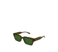 Rectangular Sunglasses - male - Gucci - Sunglasses - Green - 53 MM - Accessories 53 MM