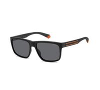 Rectangular Sunglasses - unisex - Polaroid - Sunglasses - Black - 57 MM - Accessories 57 MM