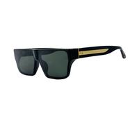 Rectangular Sunglasses with Gold Details - unisex - Linda Farrow - Sunglasses - Black - ONE SIZE - Accessories ONE SIZE