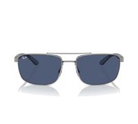 Rectangular Sunglasses with Gunmetal Frame - unisex - Ray-Ban - Sunglasses - Gray - 59 MM - Accessories 59 MM